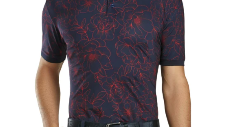 OUTLINE FLORAL POLO
